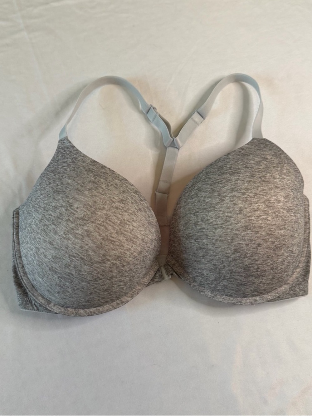 Victoria’s Secret PINK Wear Everywhere Push-Up Bra Gray 36DD Racerback